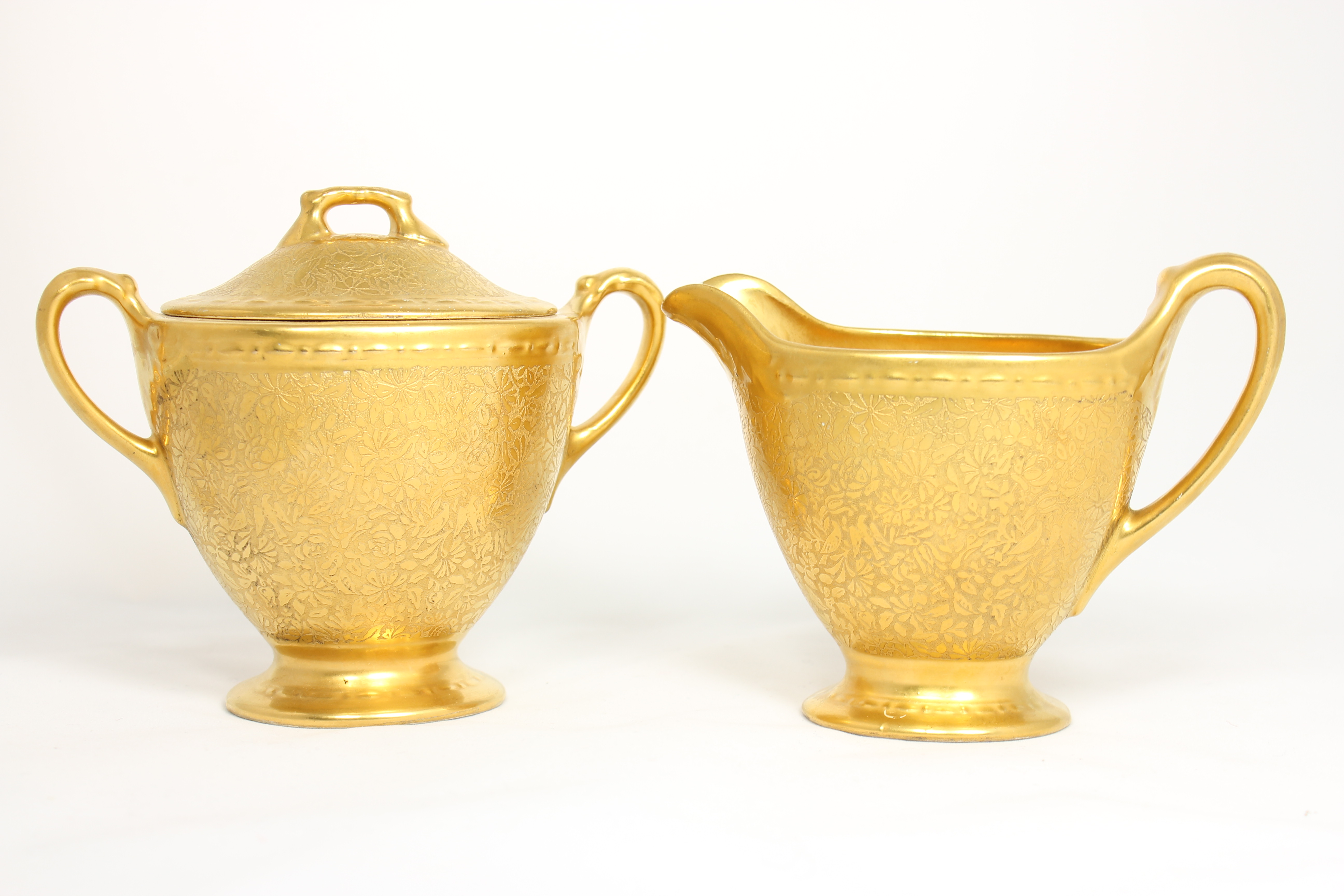 Beautiful Set of Gold Serving Pieces