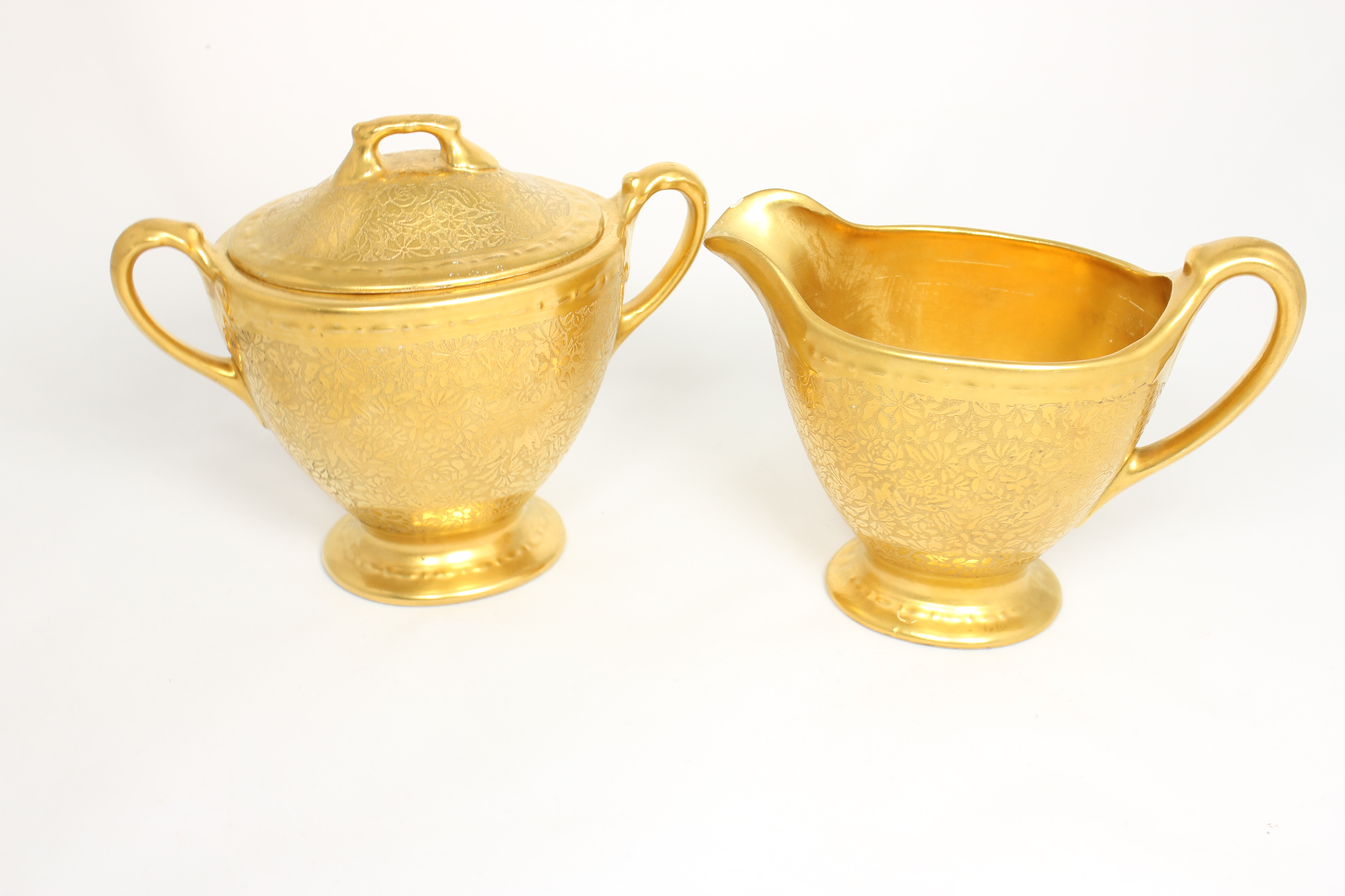 Beautiful Set of Gold Serving Pieces