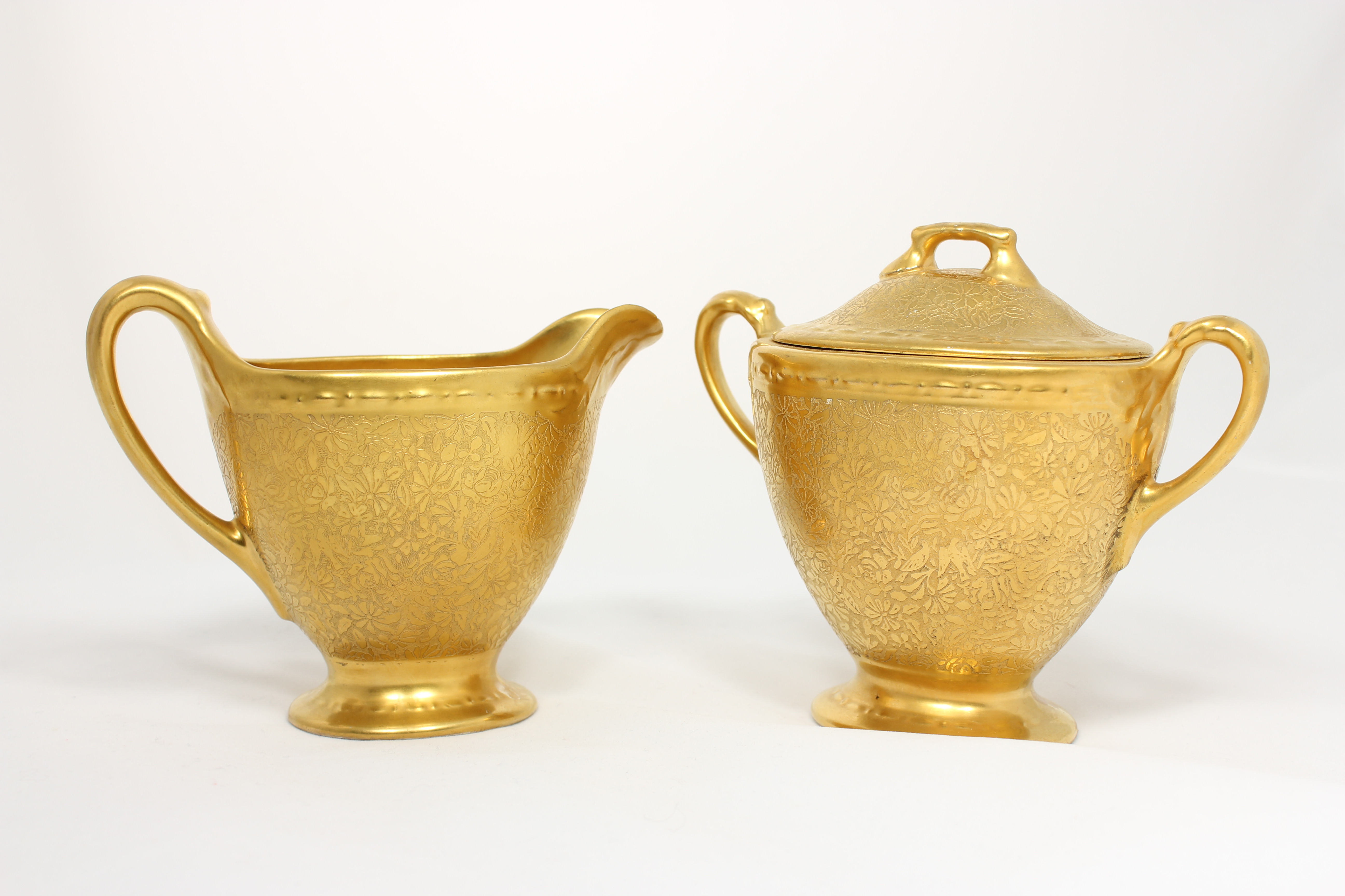 Beautiful Set of Gold Serving Pieces