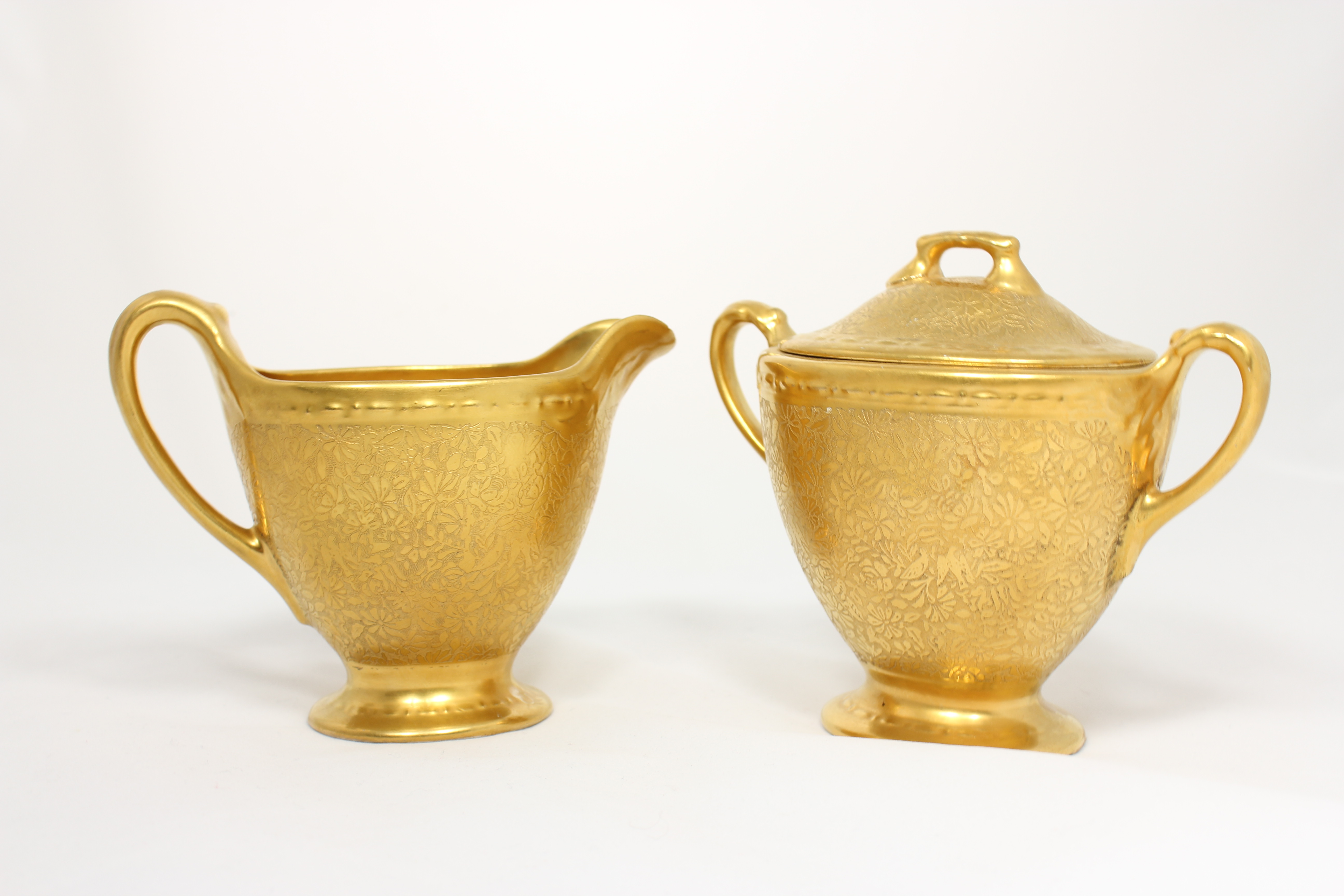 Beautiful Set of Gold Serving Pieces