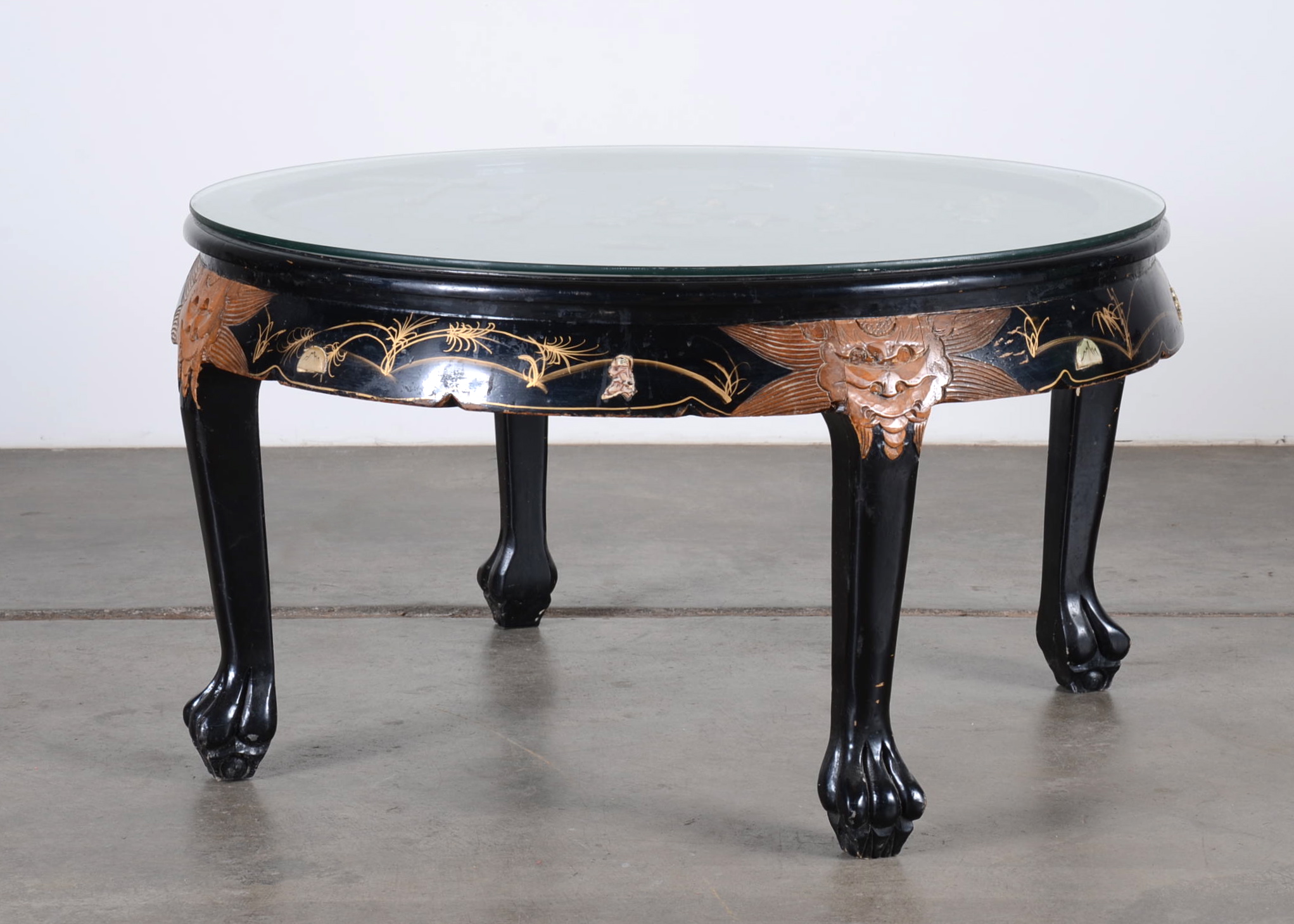 Round Chinoiserie Coffee Table
