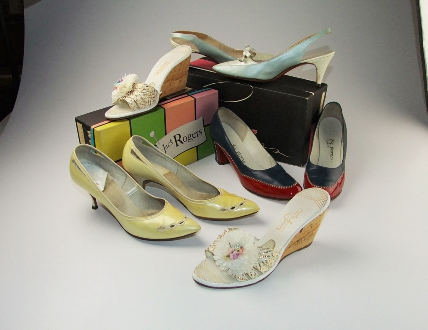 Four pair of Ladies vintage shoes
