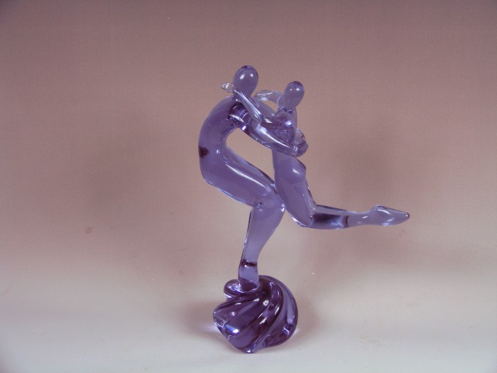 Murano Glass Sculpture Man and Woman