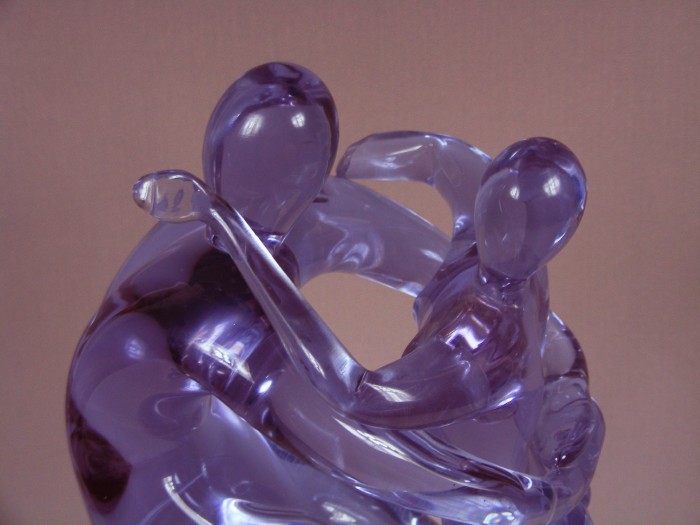 Murano Glass Sculpture Man and Woman