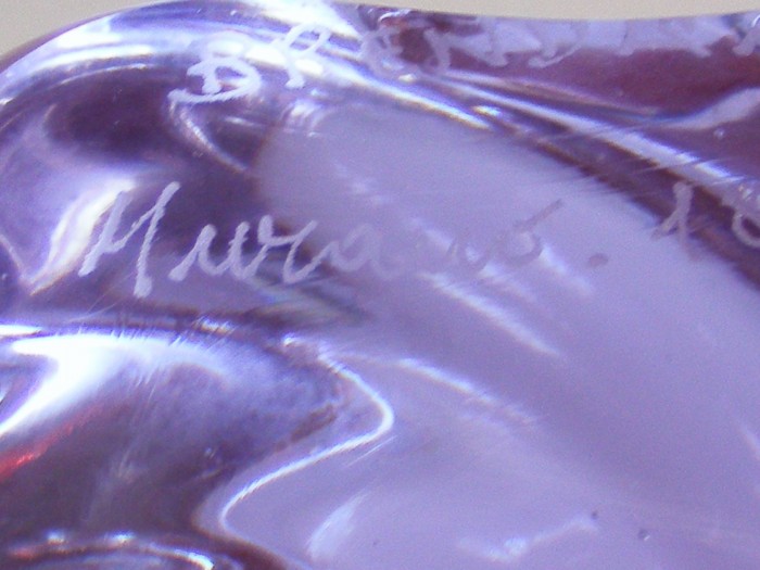 Murano Glass Sculpture Man and Woman