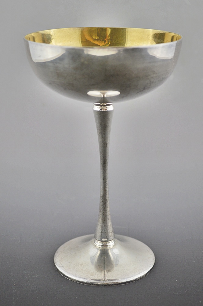 2 Silver Plated Goblets & A Silver Plated Laddle