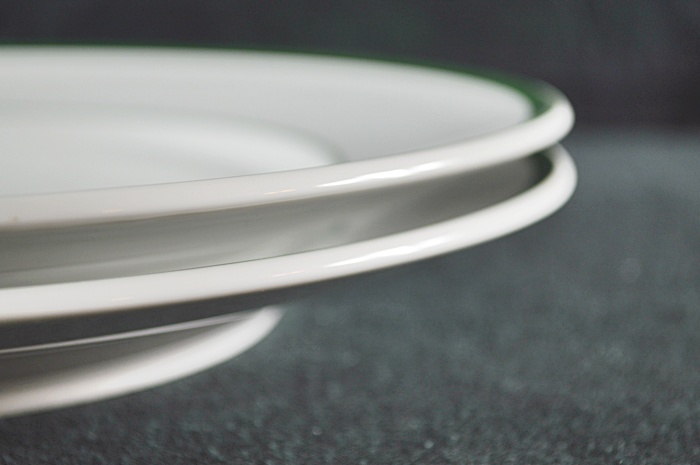 Hand Painted Serving Bowl from Portugal & 2 Chargers from Brasserie for WS