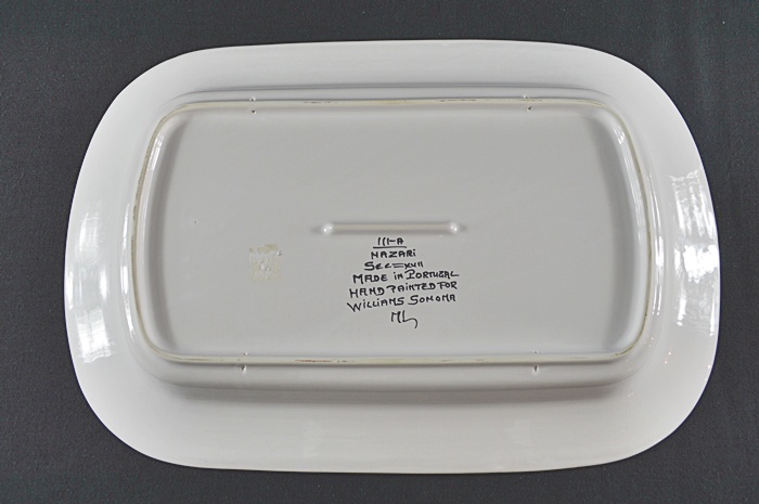 William Sonoma Hand Painted Serving Platter From Portugal