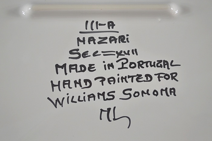 William Sonoma Hand Painted Serving Platter From Portugal