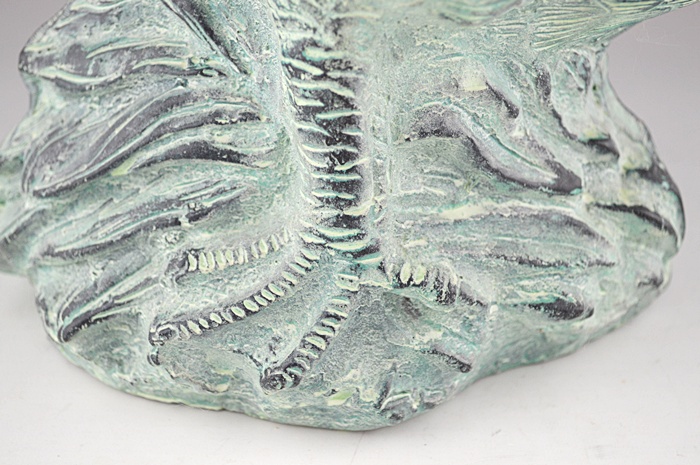 Pair of Cast Aluminum Duck Garden Sculptures