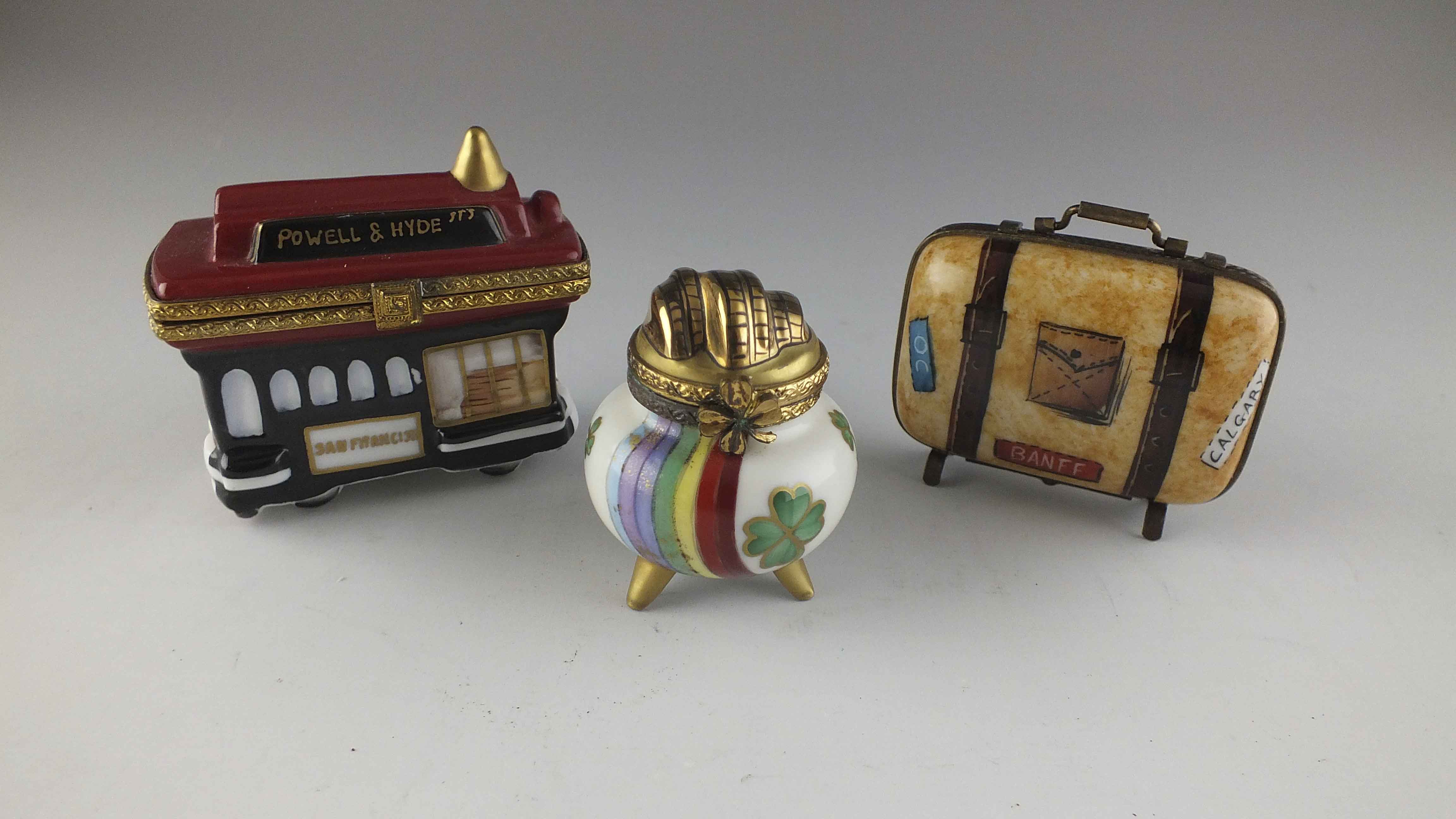 Limoges Boxes With Travel Theme