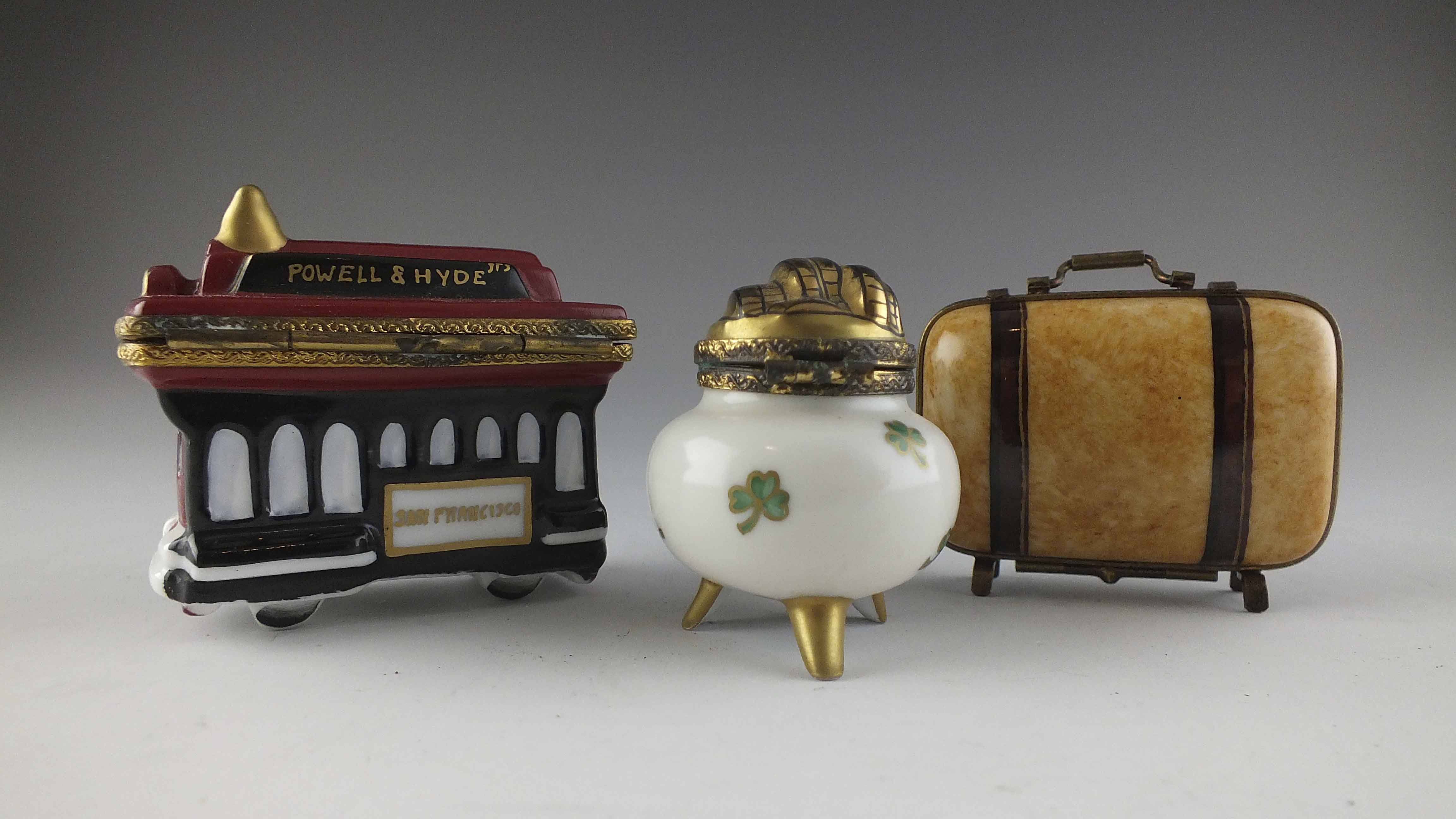 Limoges Boxes With Travel Theme