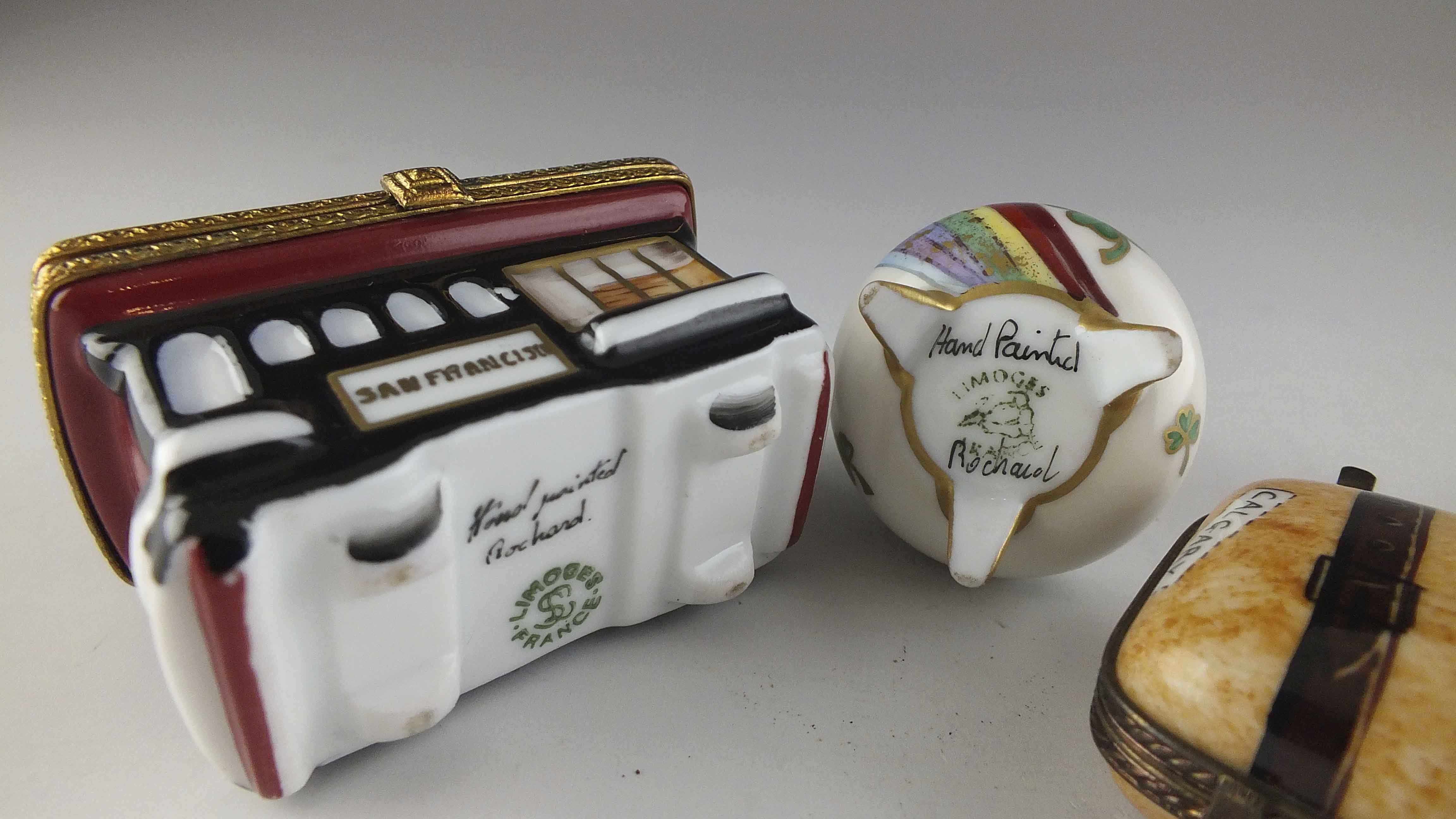 Limoges Boxes With Travel Theme