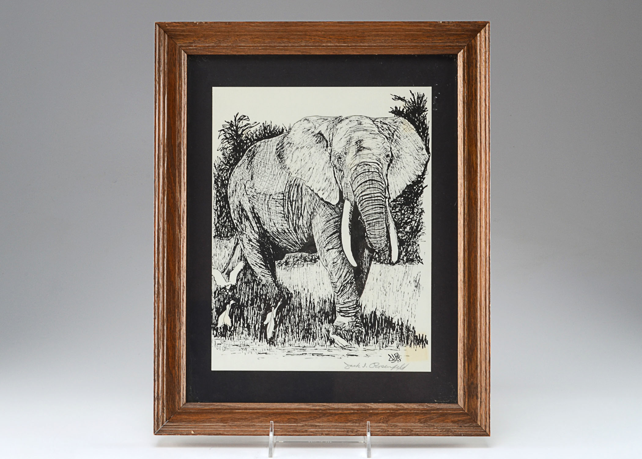 Serigraph, Jack Rosenfeld. Signed