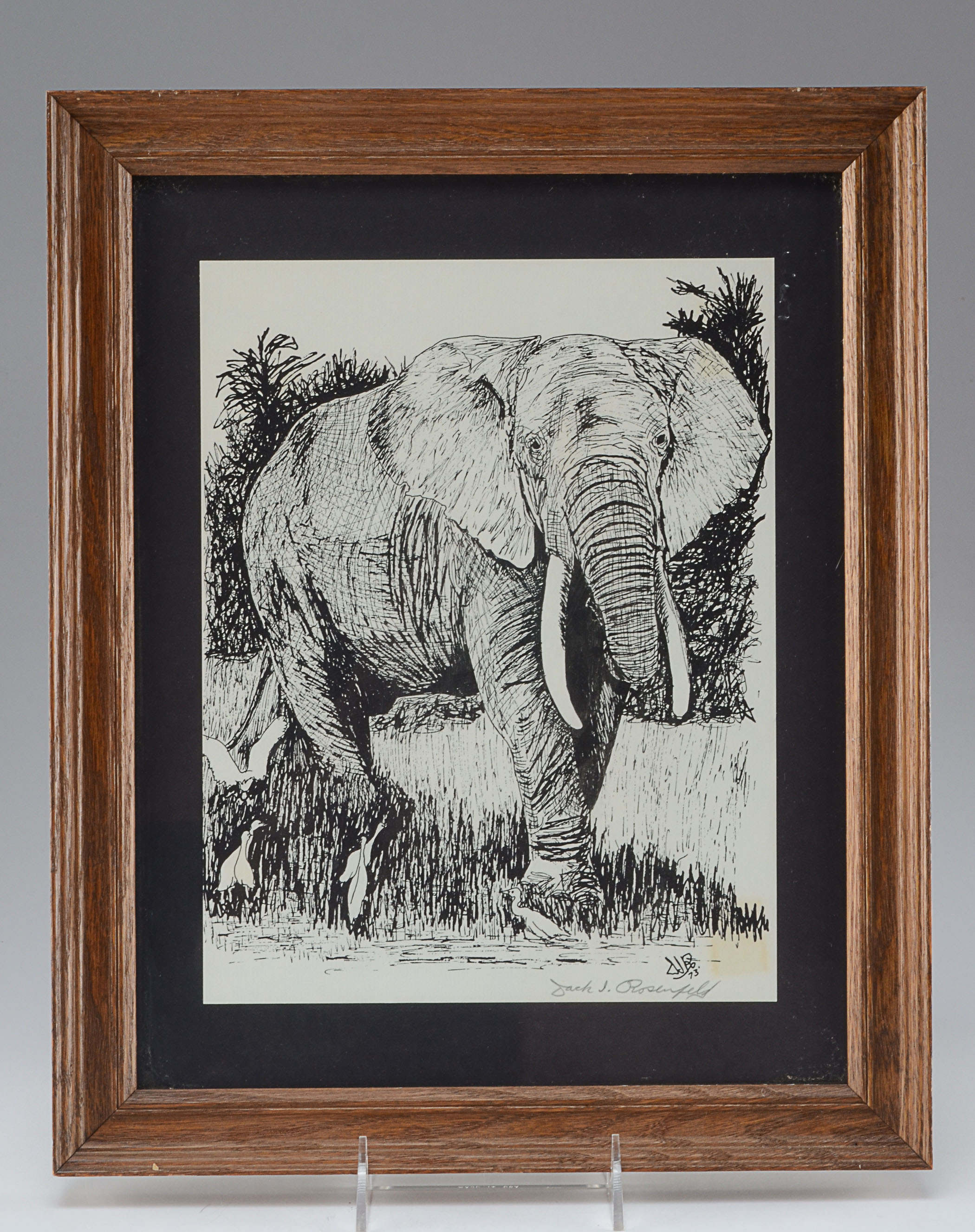 Serigraph, Jack Rosenfeld. Signed