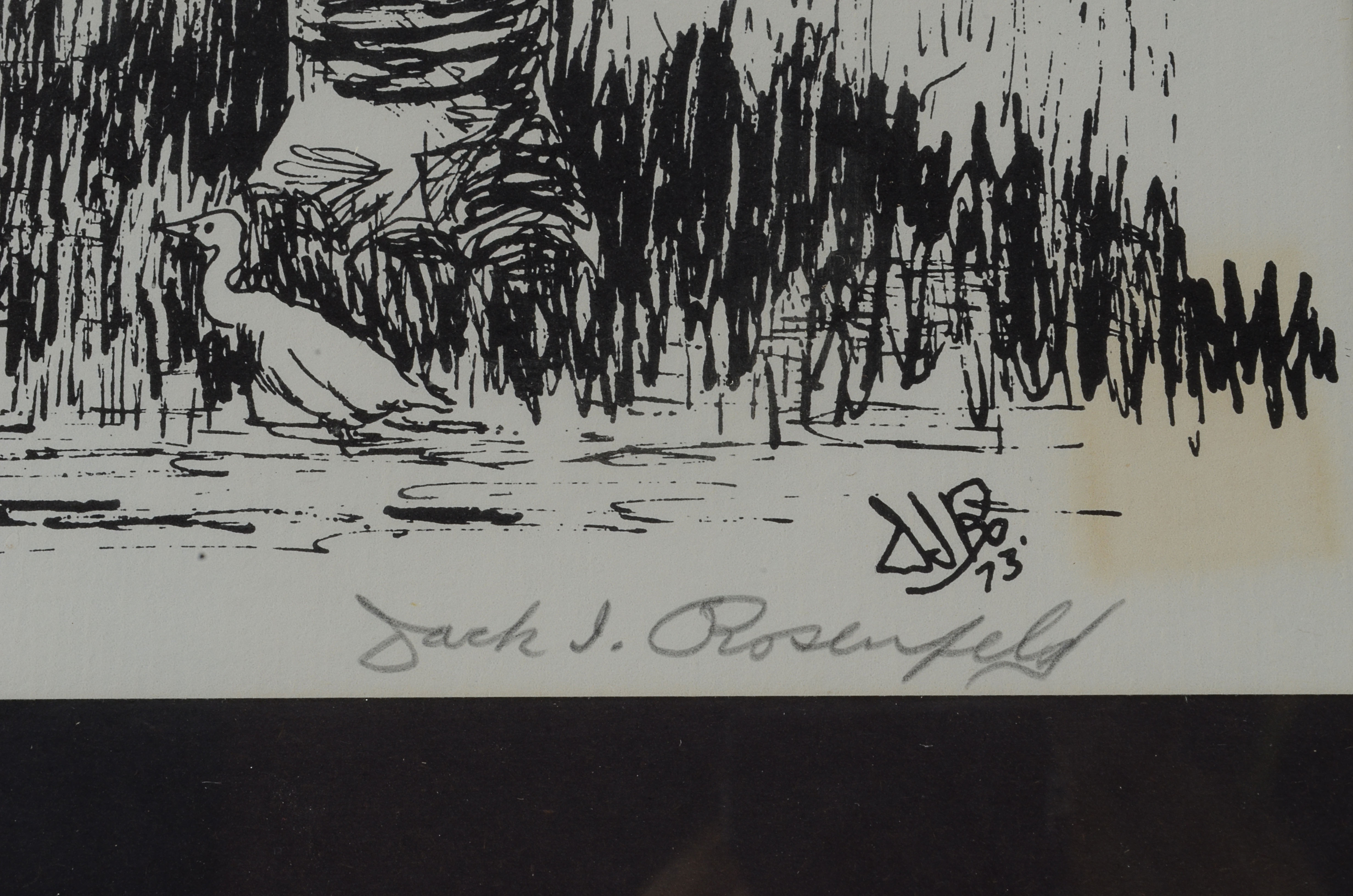 Serigraph, Jack Rosenfeld. Signed