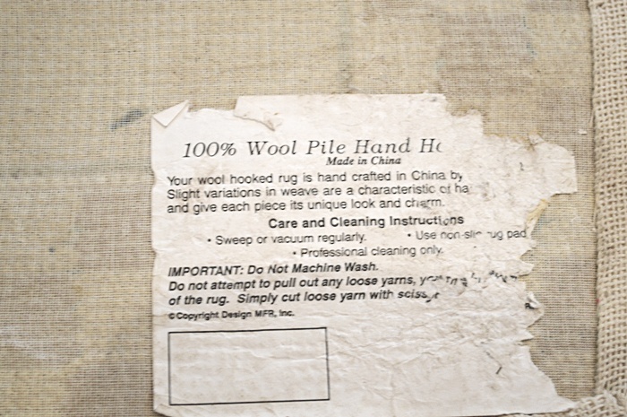 Floral Runner 100 percent Wool Pile Rug