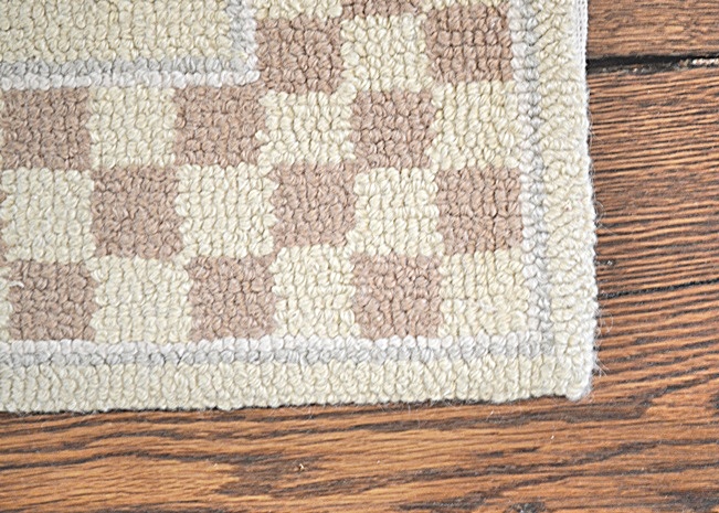 Floral Runner 100 percent Wool Pile Rug