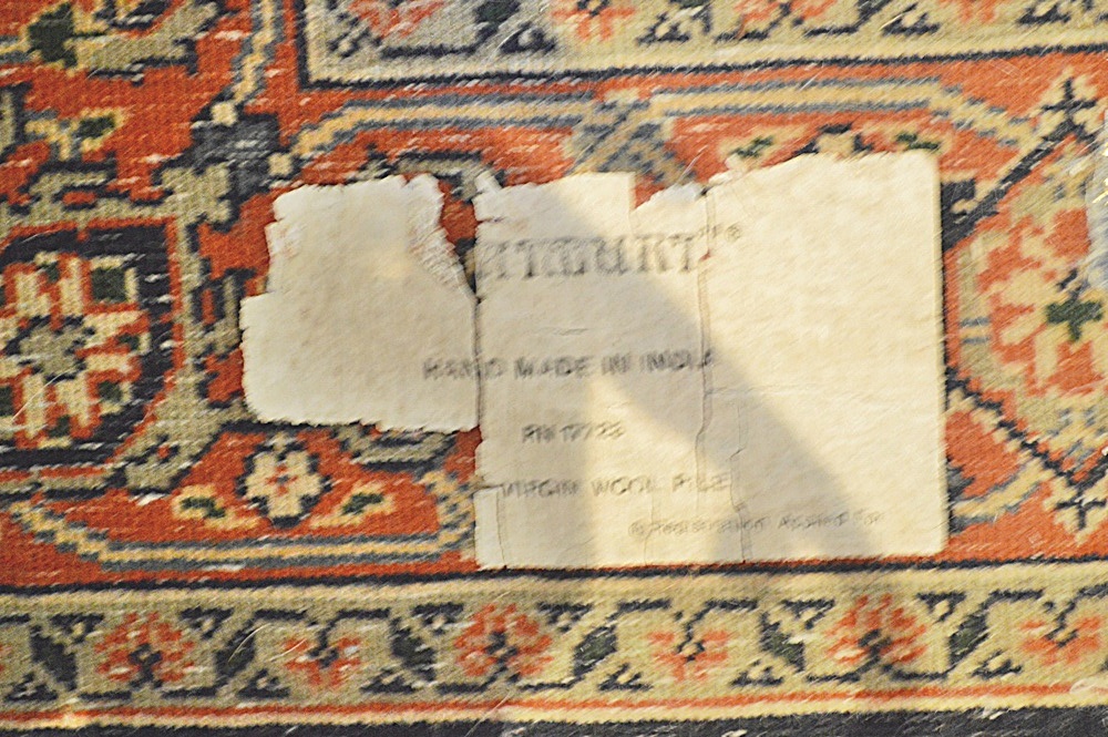 Hand Knotted Area Rug Made in India