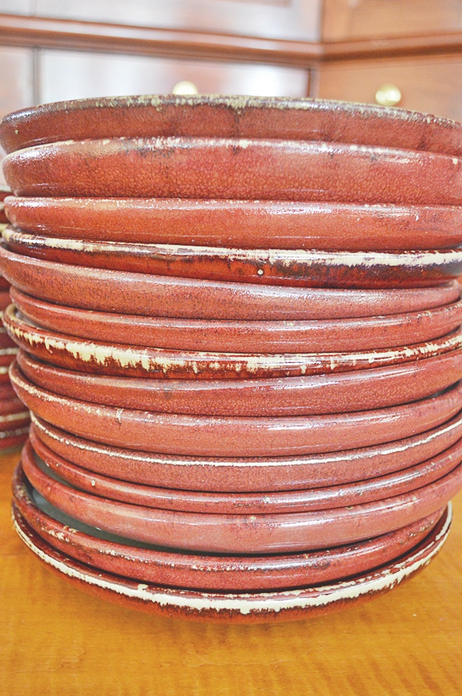 Pier I Crackle Collection Dinnerware