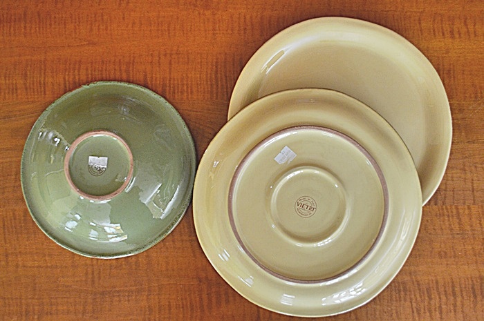 Italian Pottery Plates and Bowls
