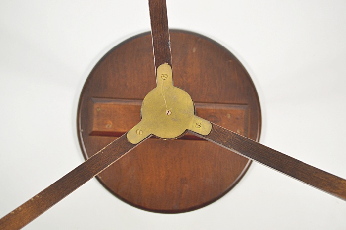 Small Round Cherry Pedestal Table