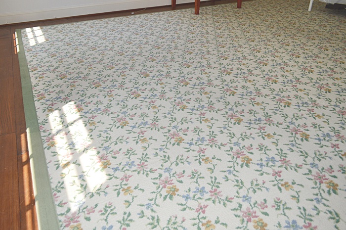 Wilton Woven Pink Green, Blue & Yellow Floral Area Rug