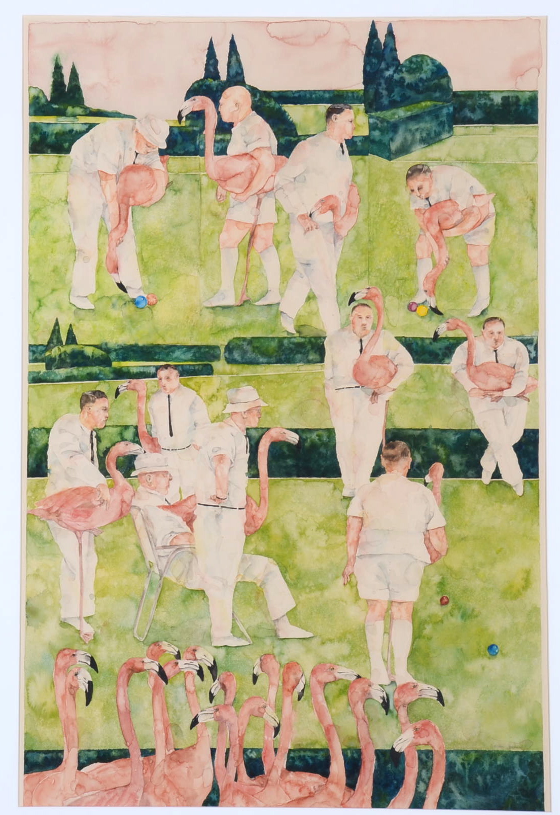 Original Aletha Jones Watercolor Painting on Paper