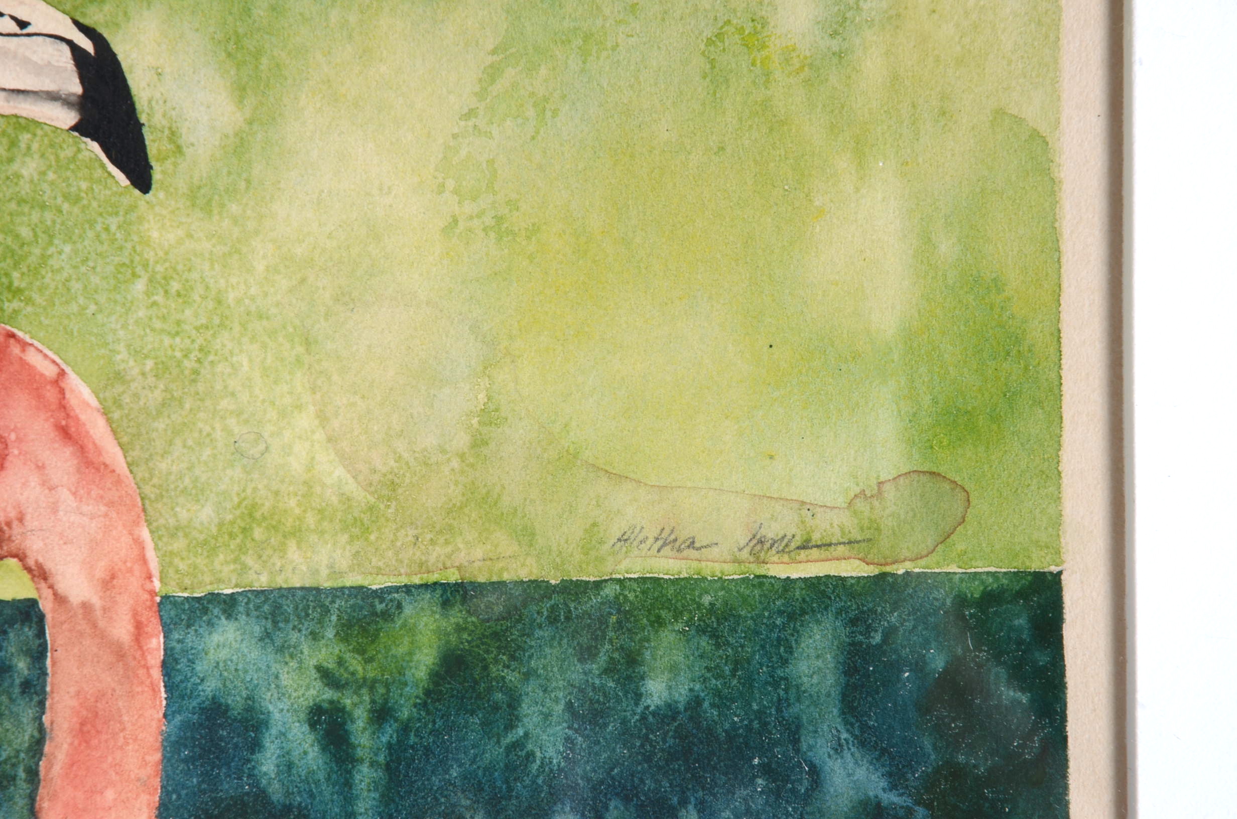 Original Aletha Jones Watercolor Painting on Paper