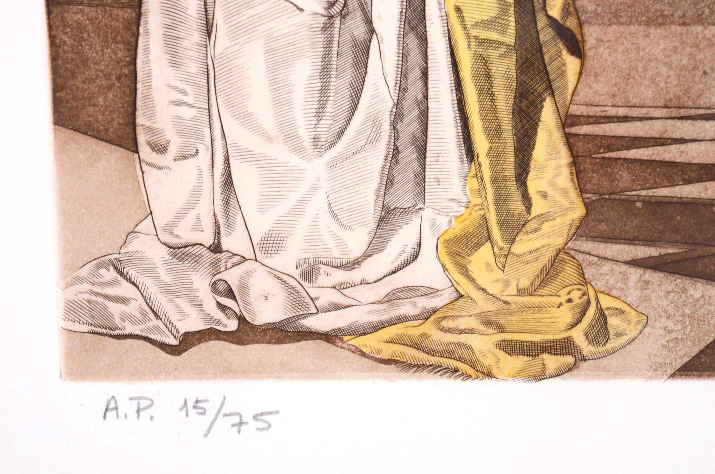 Original Salvador Dali Crucifixion (Corpus Hypercubus)