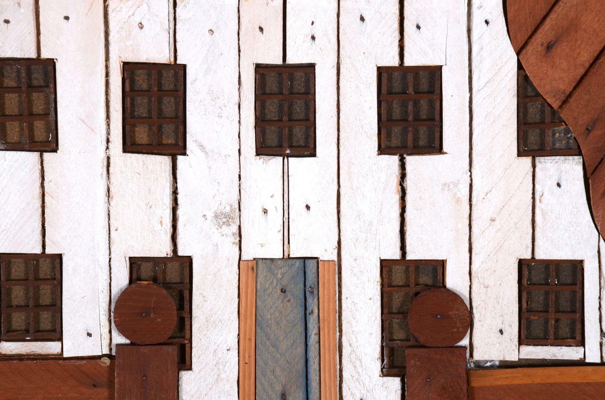 Original Theodore DeGroot Lath Art Assemblage