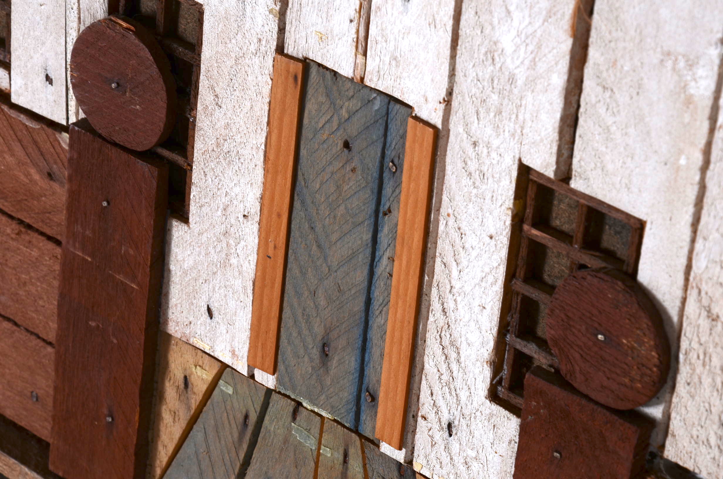 Original Theodore DeGroot Lath Art Assemblage