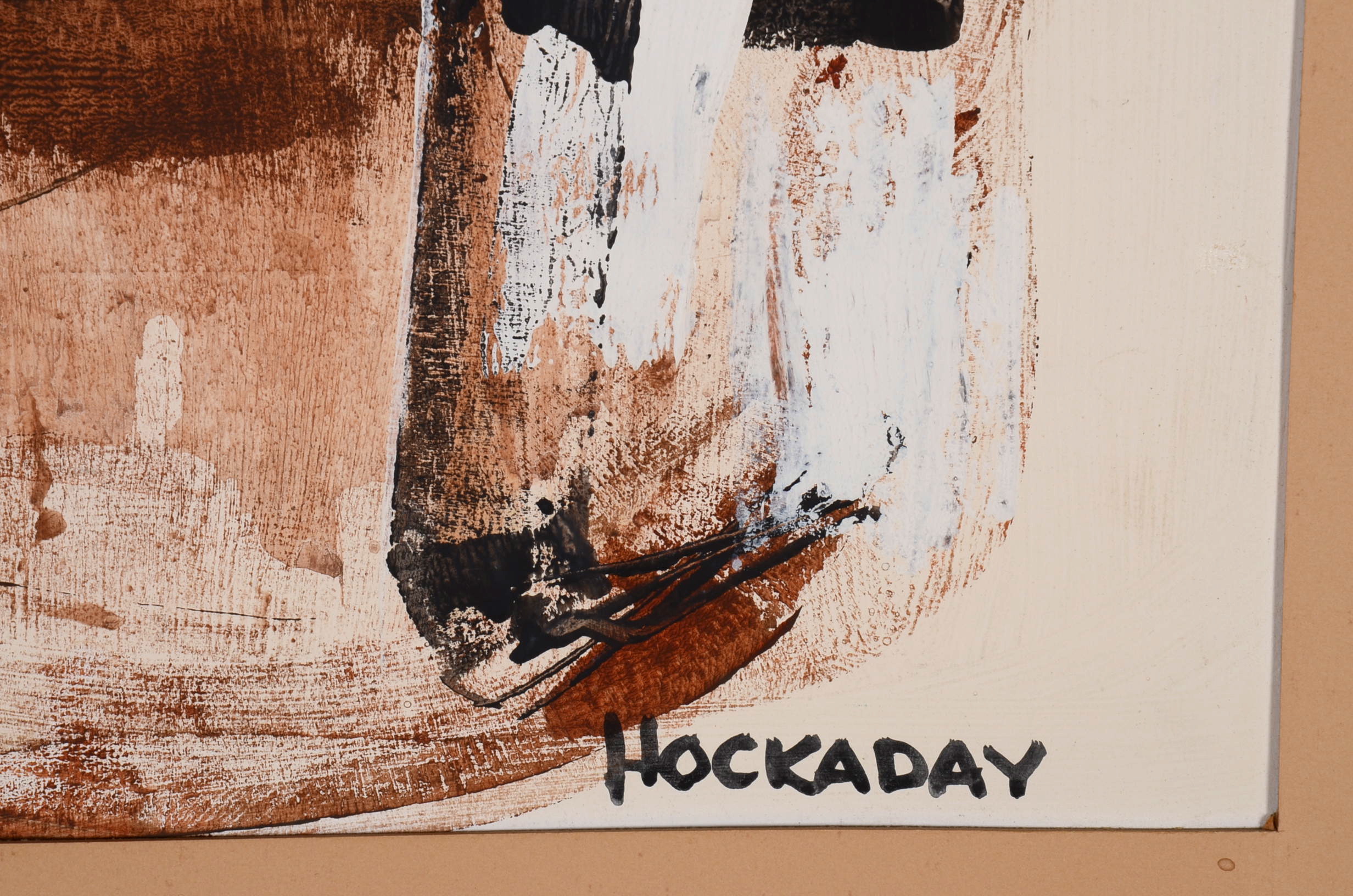 Frank Hockaday Original Oil on Paper, "Homeward"