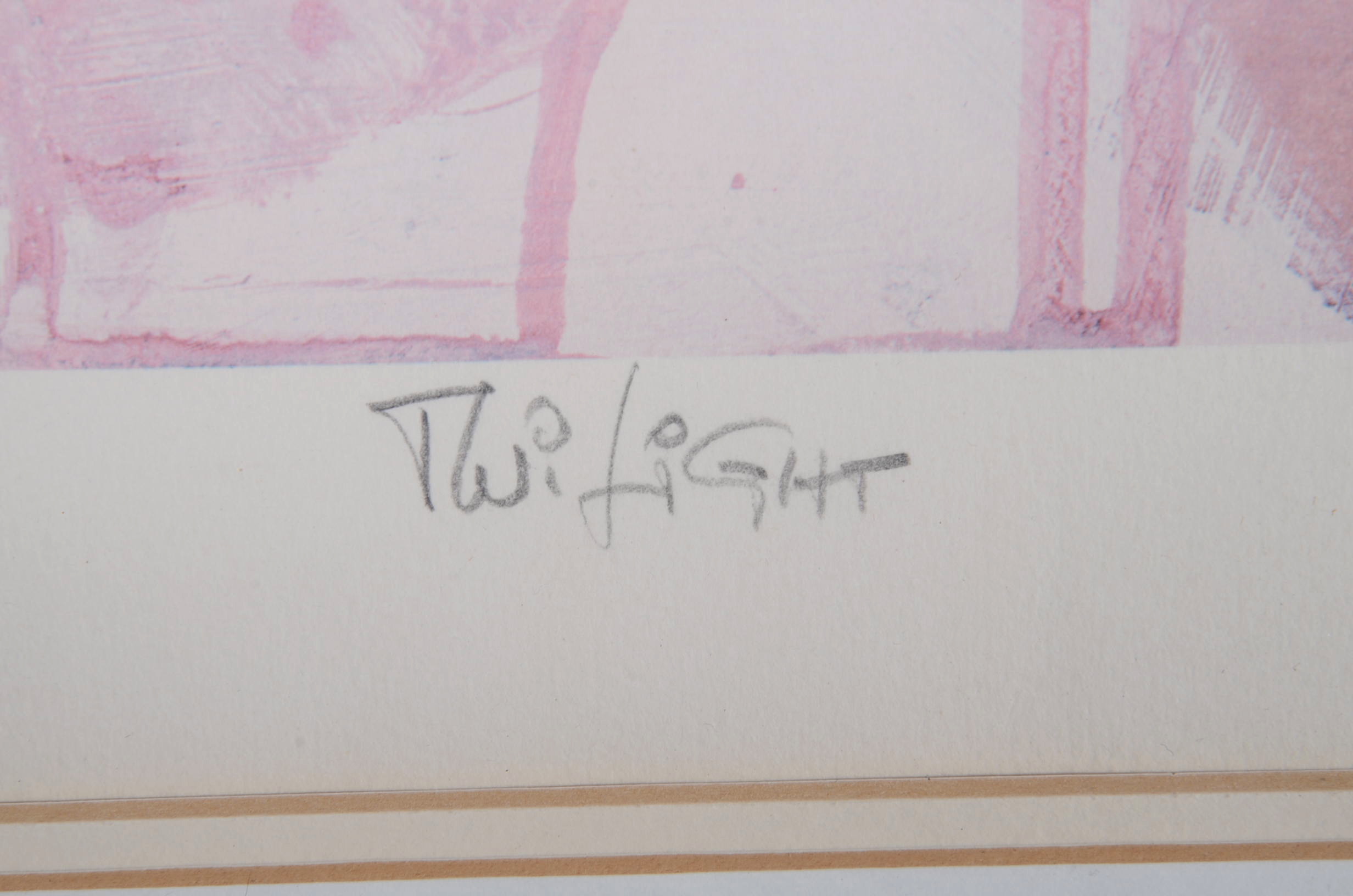 Original Aldo Luongo Limited Edition Photo Offset Lithography Print