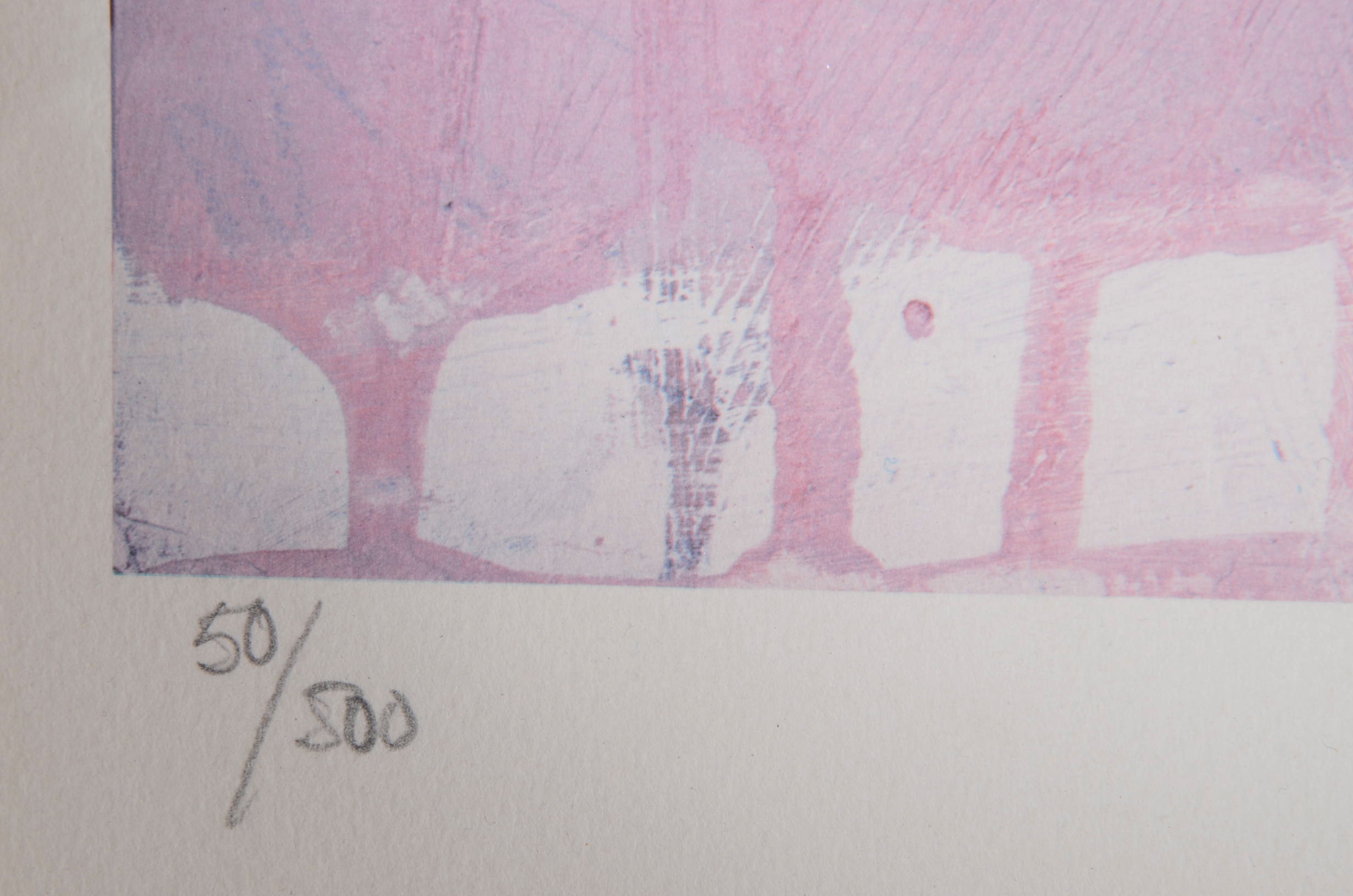 Original Aldo Luongo Limited Edition Photo Offset Lithography Print