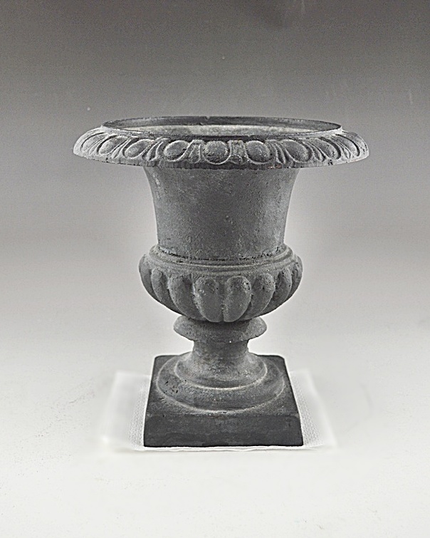 Black Cast Iron Urn
