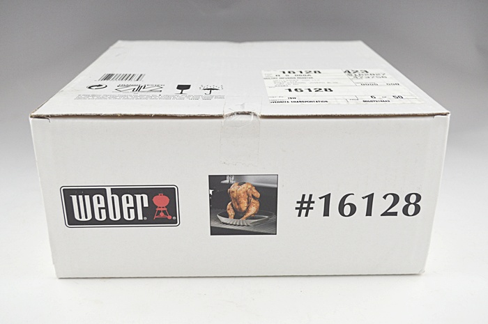 Weber Poultry Roaster, Set of Indoor/Outdoor Cuttlery & Grill Brush