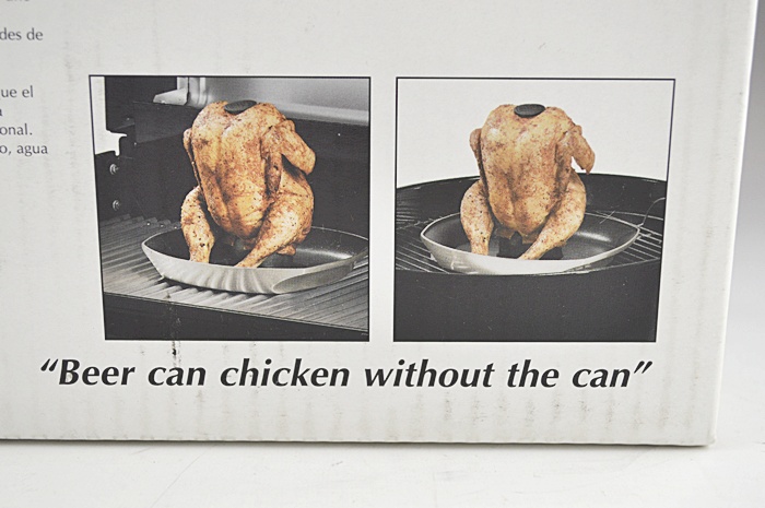 Weber Poultry Roaster, Set of Indoor/Outdoor Cuttlery & Grill Brush