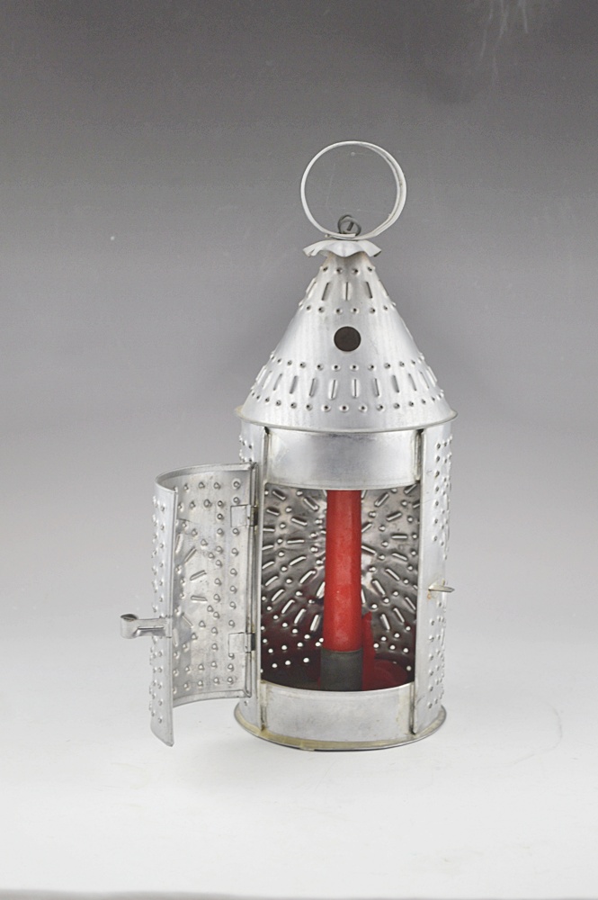 Cutout Tin Lanterns with Candle Holder