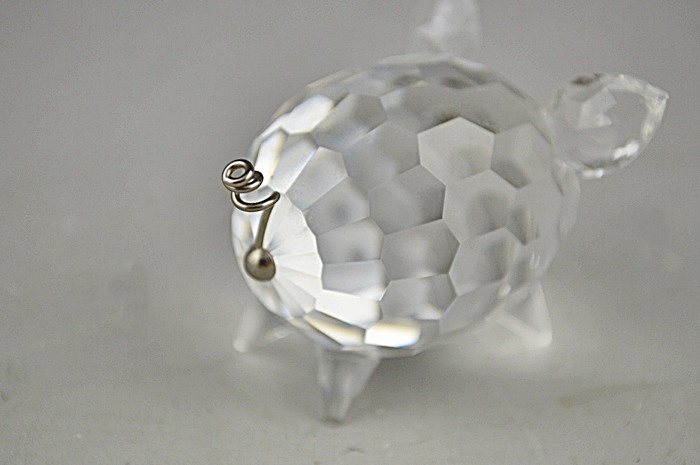 Swarovski Crystal Pig