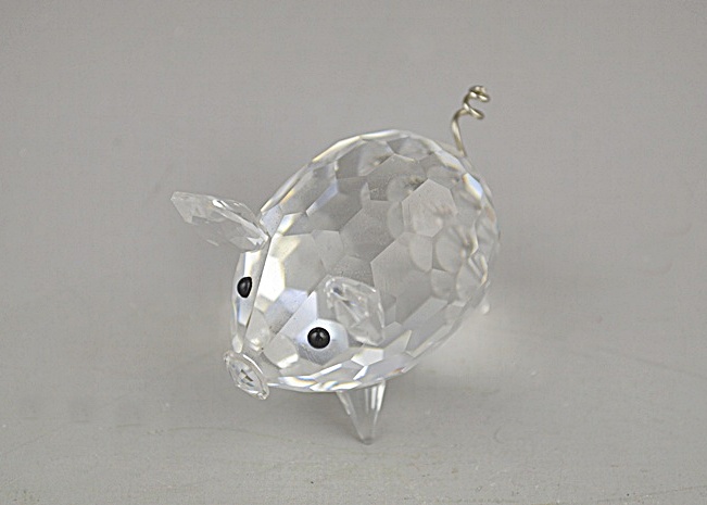 Swarovski Crystal Pig