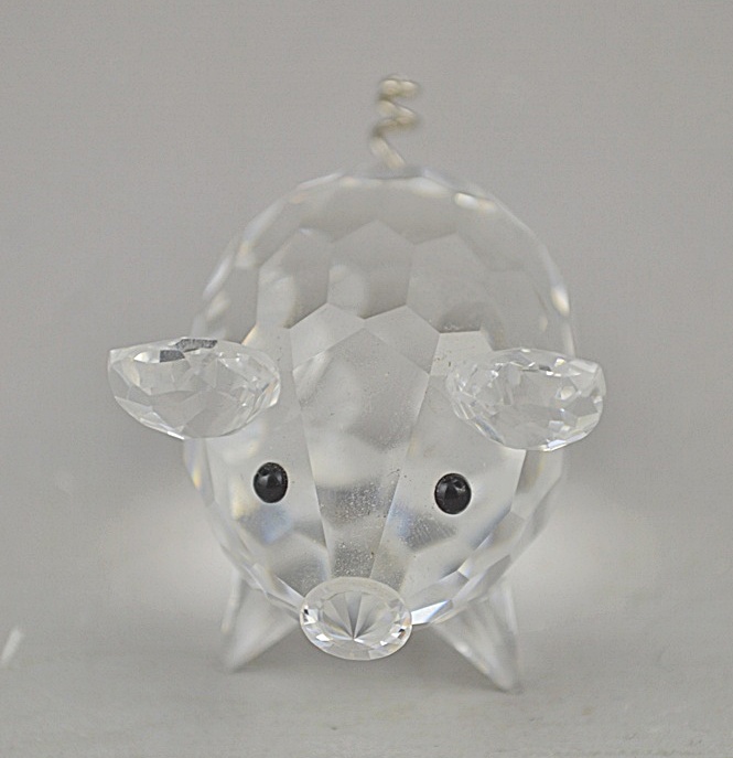 Swarovski Crystal Pig