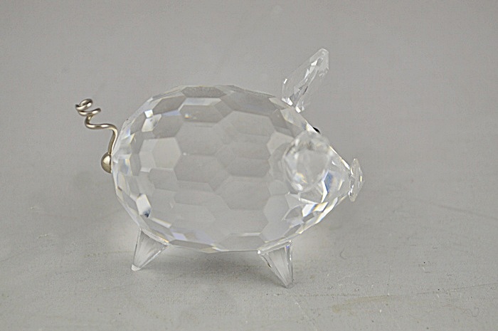 Swarovski Crystal Pig
