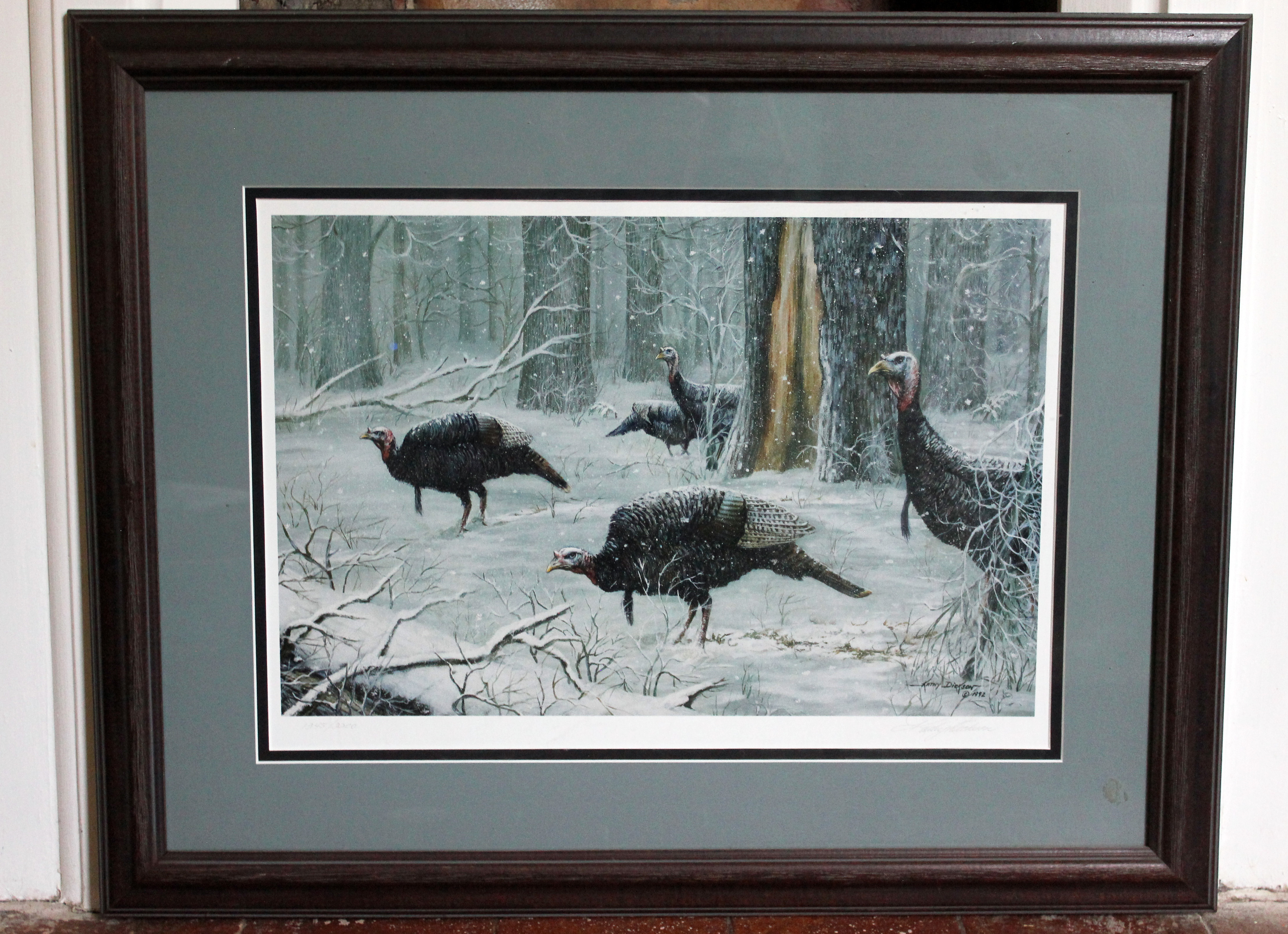 Kathy Dickson Turkeys Signed Numbered
