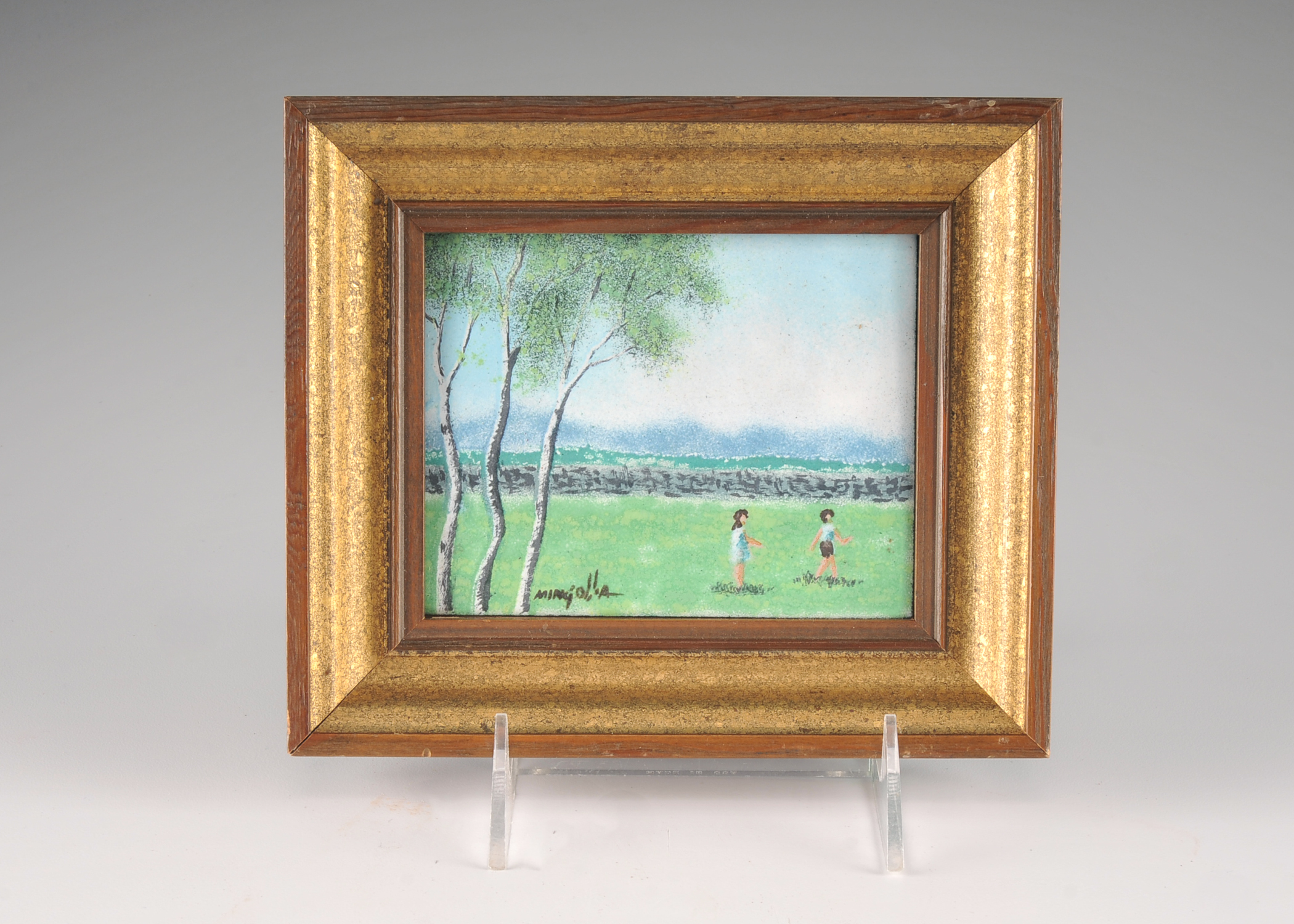 Dominic Mingolla Enamel on Copper