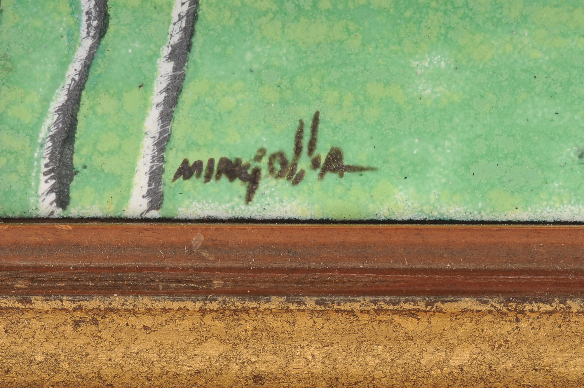 Dominic Mingolla Enamel on Copper