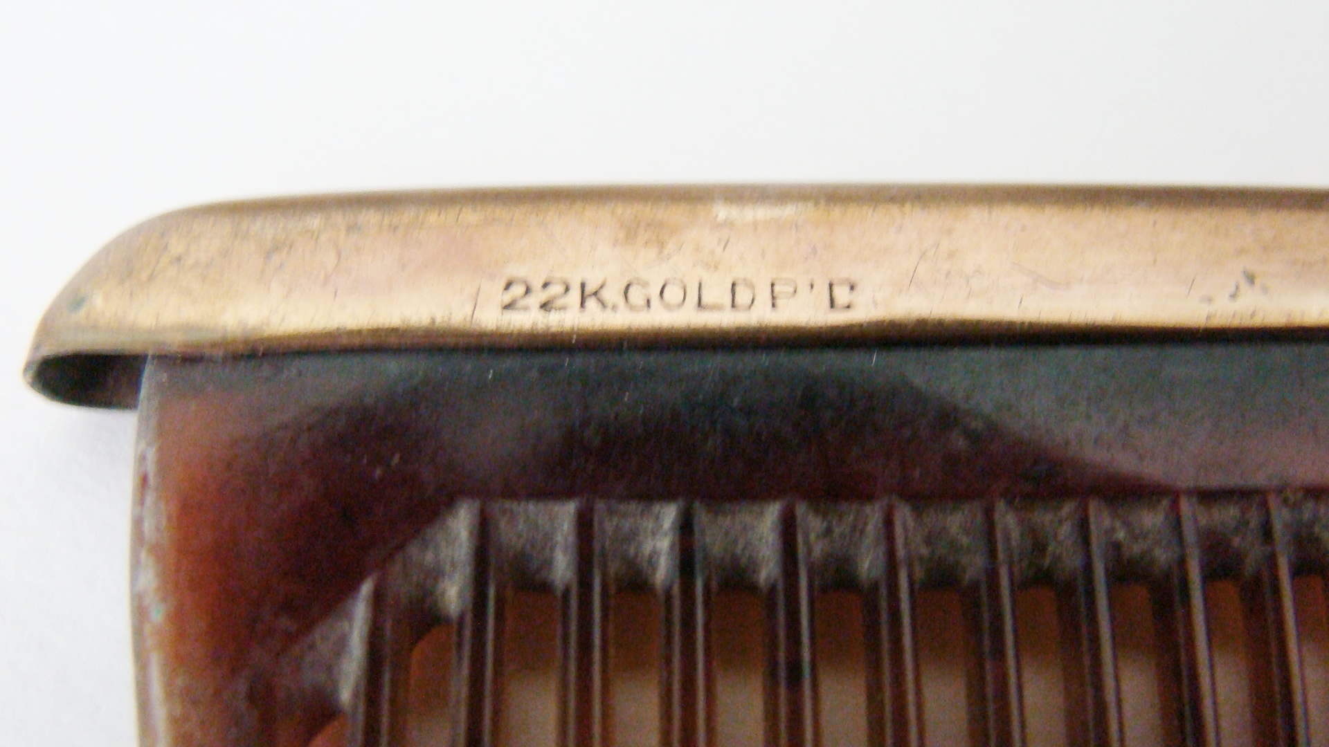 Vintage brush, comb and mirror set