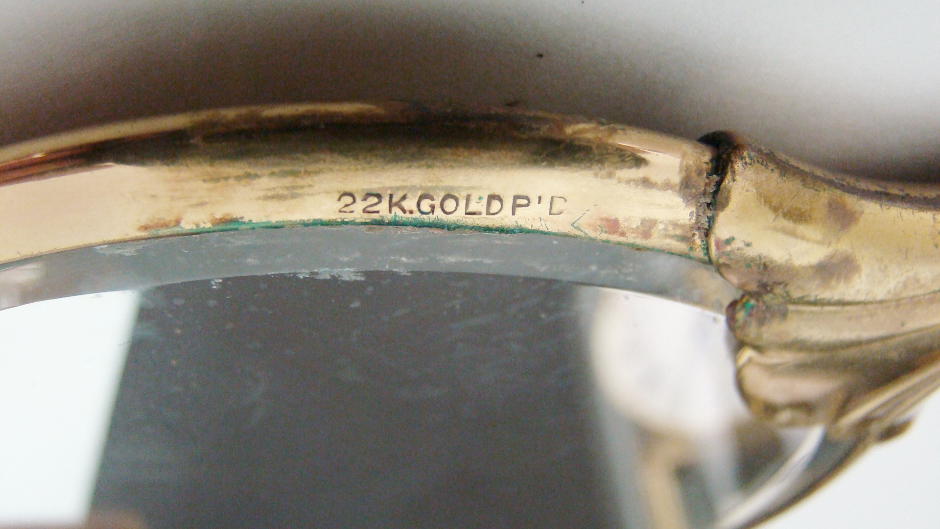 Vintage brush, comb and mirror set