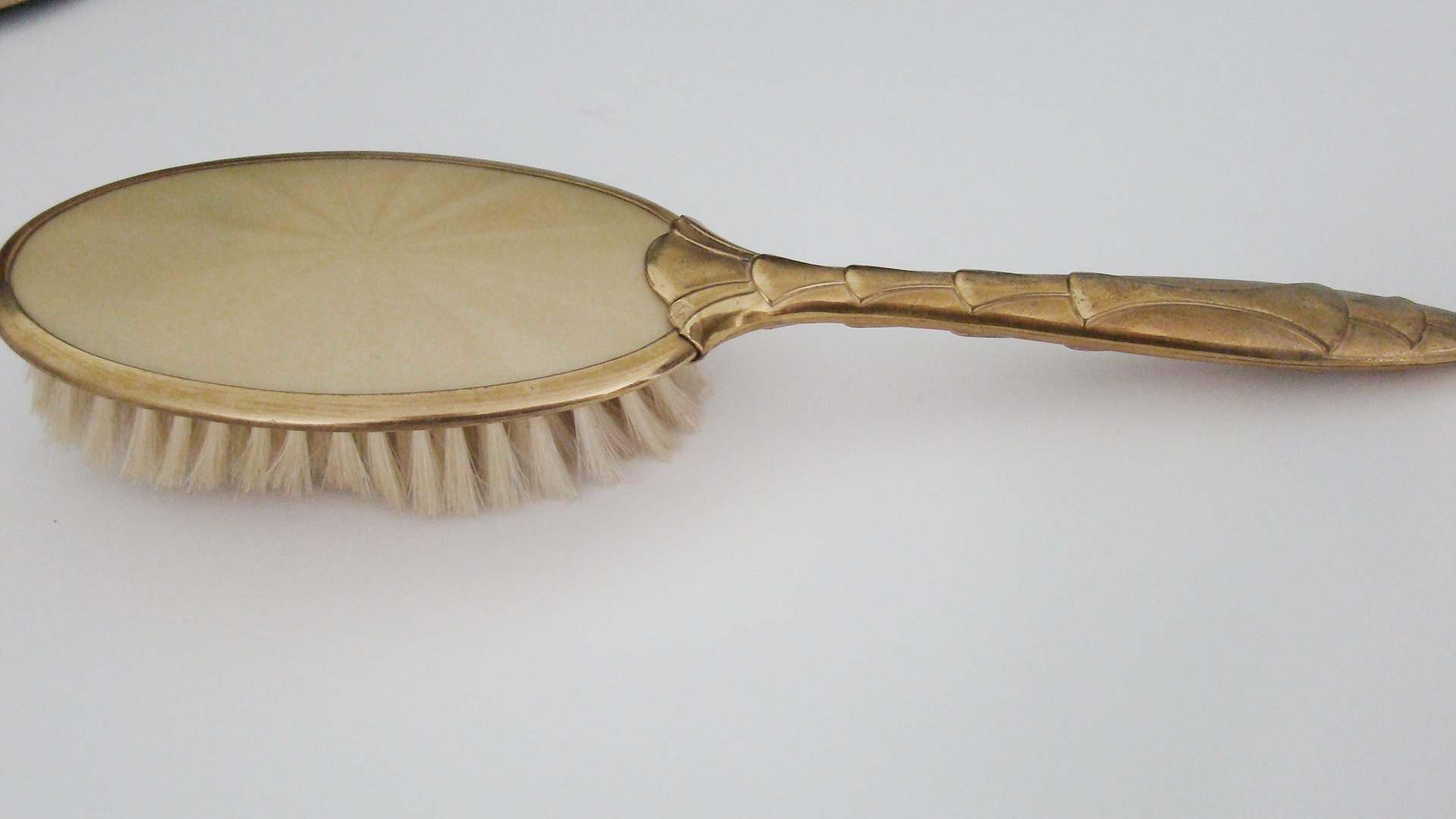Vintage brush, comb and mirror set