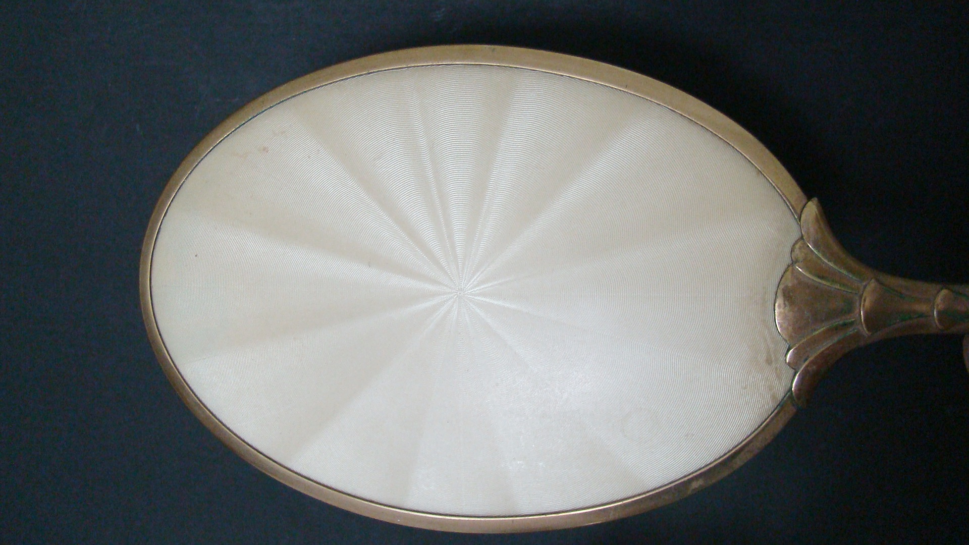 Vintage brush, comb and mirror set